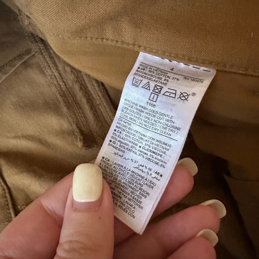 Old Navy Pixie Work Pants Hazelnut Brown - image 4